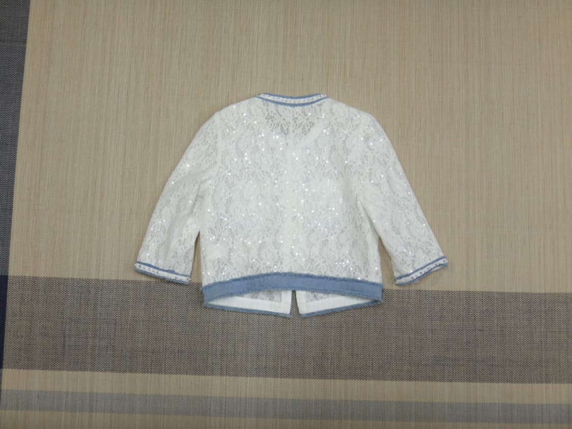 (55) 샤틴 데님 배색 레이스 자켓 S242C161 상품이미지2