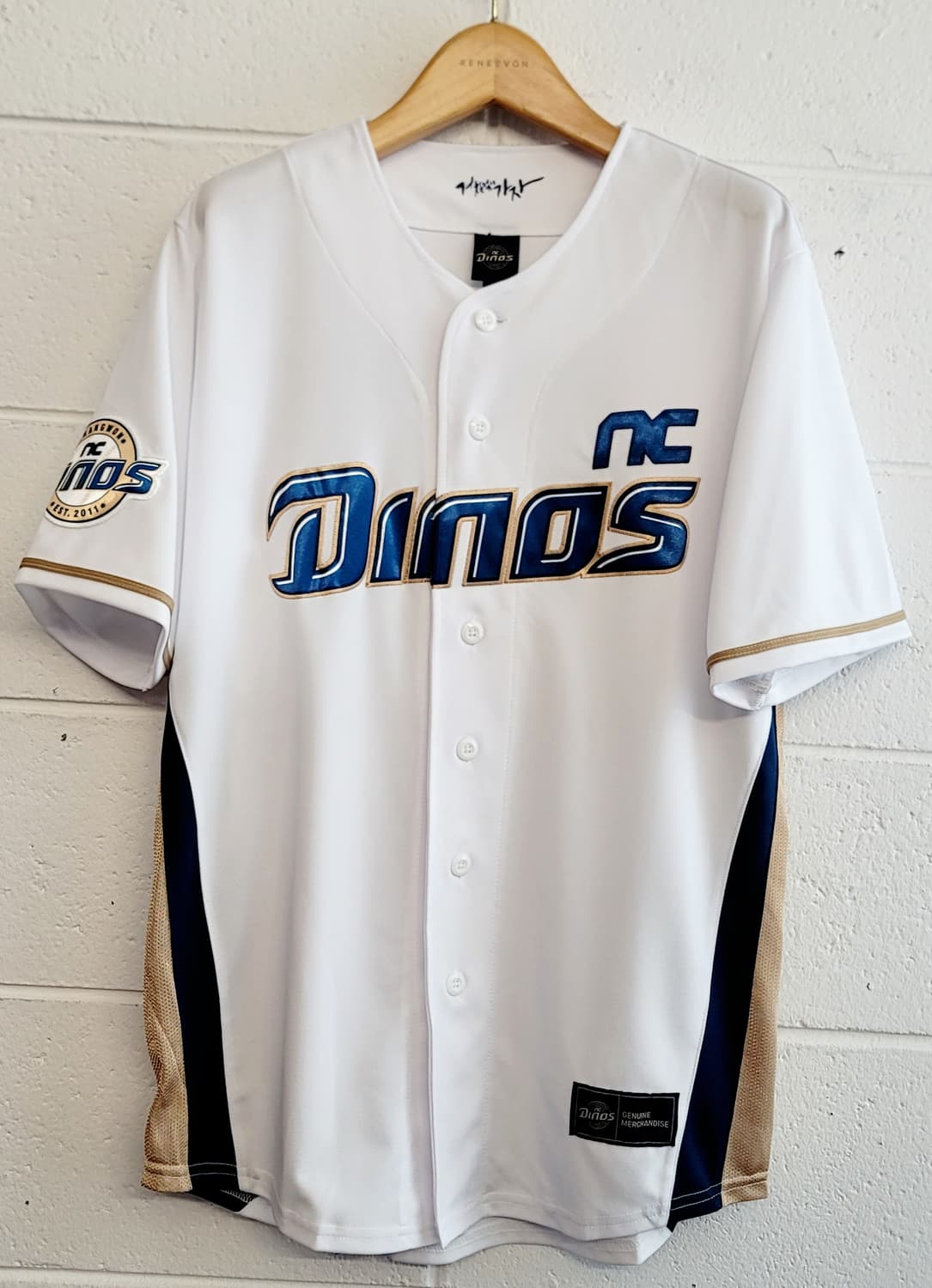[95.M] NC다이노스 홈 져지(유니폼) 판매 상품이미지1