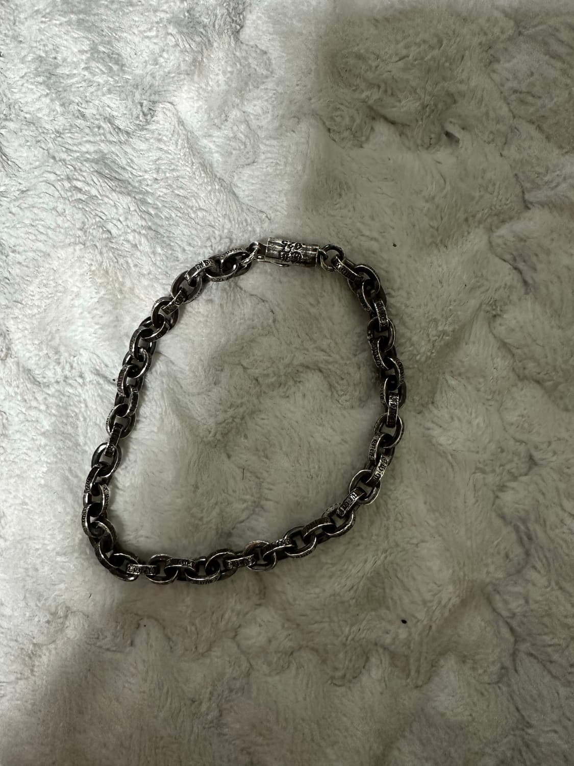 크롬하츠 / 페이퍼 체인 브레이슬릿 팔찌 / 7인치 상품이미지1