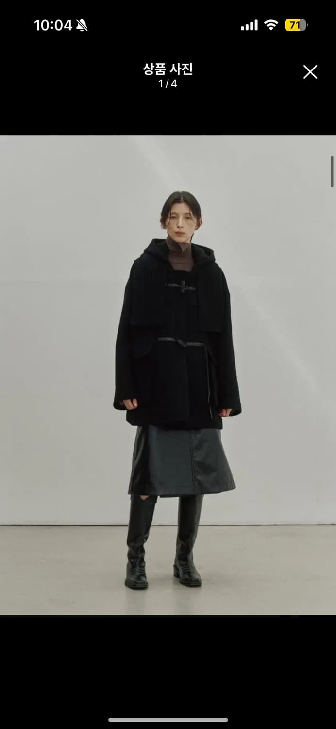 노이어 포 우먼 캐시미어 머플러 더플 코트 38 상품이미지1