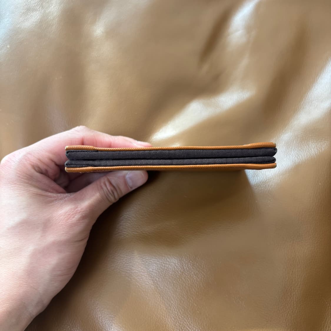 PORTER 포터 덕 카드 케이스 지갑 월렛 카멜 상품이미지9