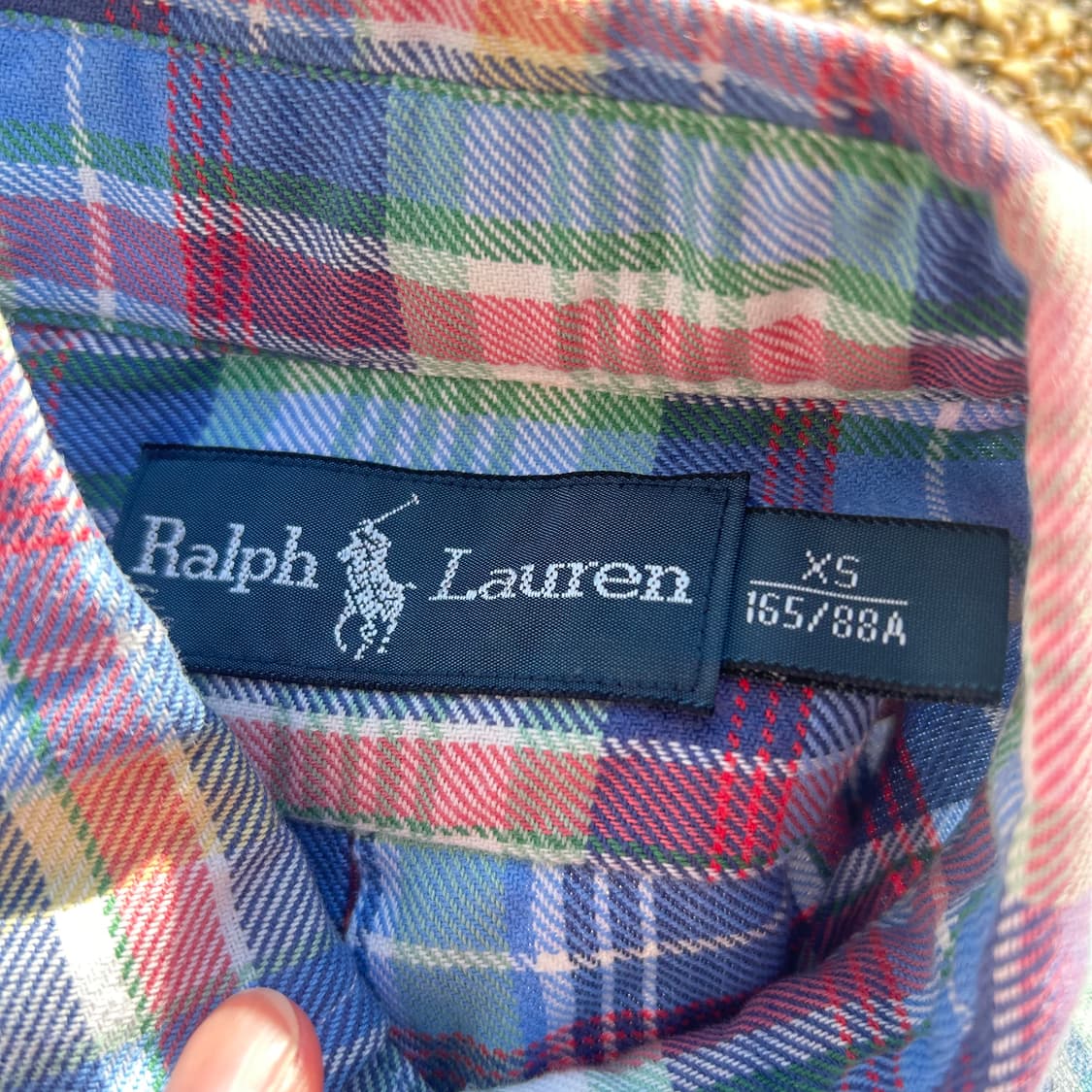 폴로 랄프로렌 리워크 체크 셔츠 상품이미지4
