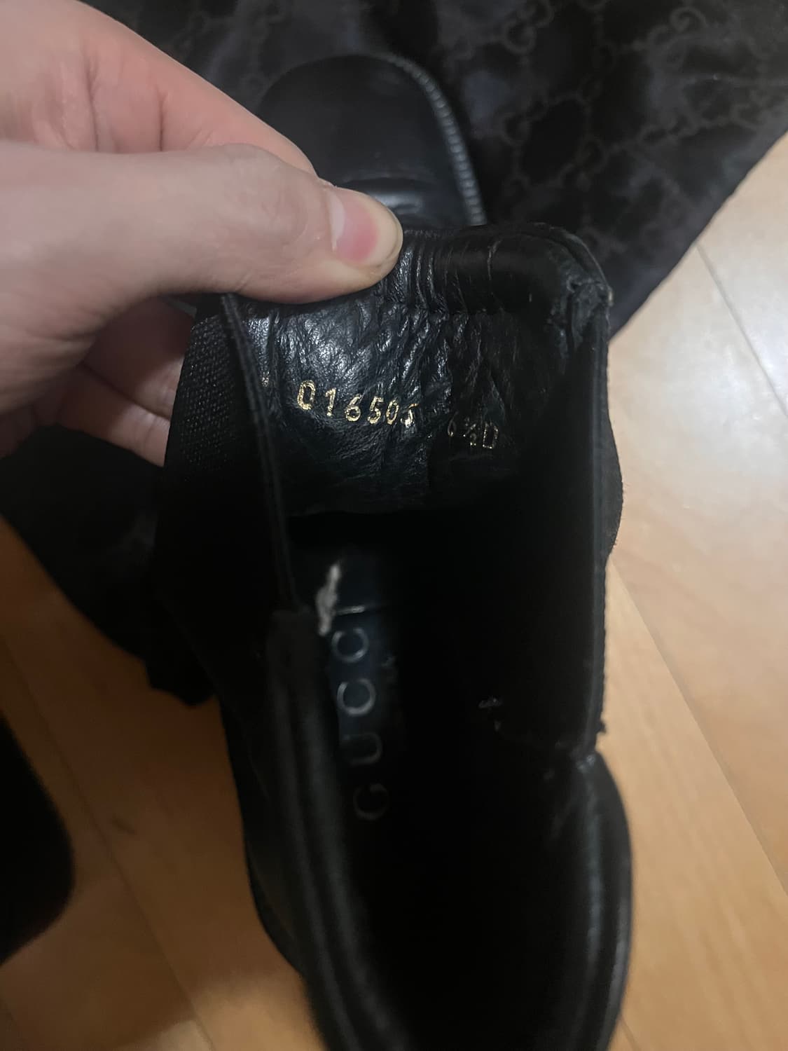 구찌 블랙 앵클 첼시부츠 250~255 구두 상품이미지4