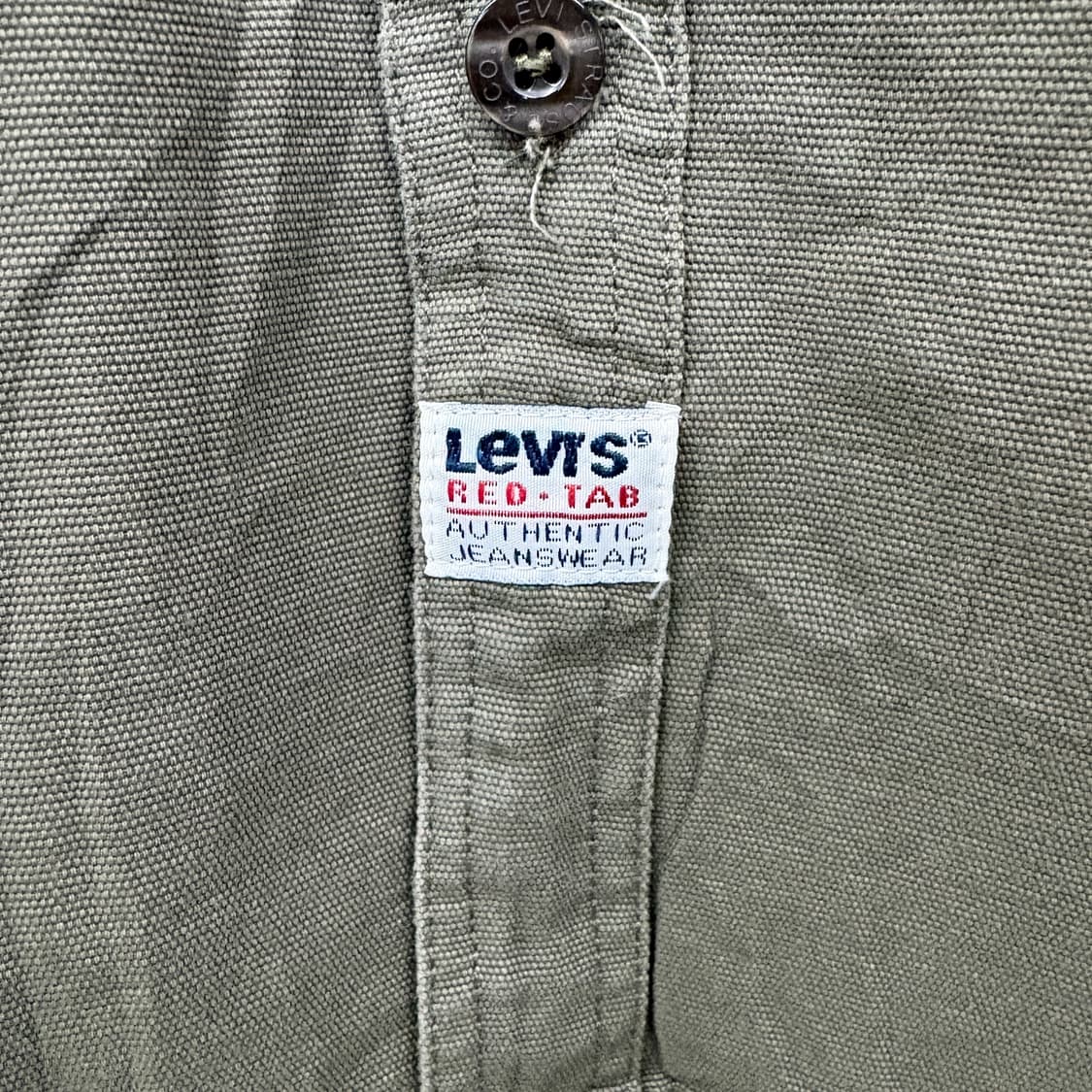 리바이스 카키색 긴팔 셔츠 M 상품이미지4