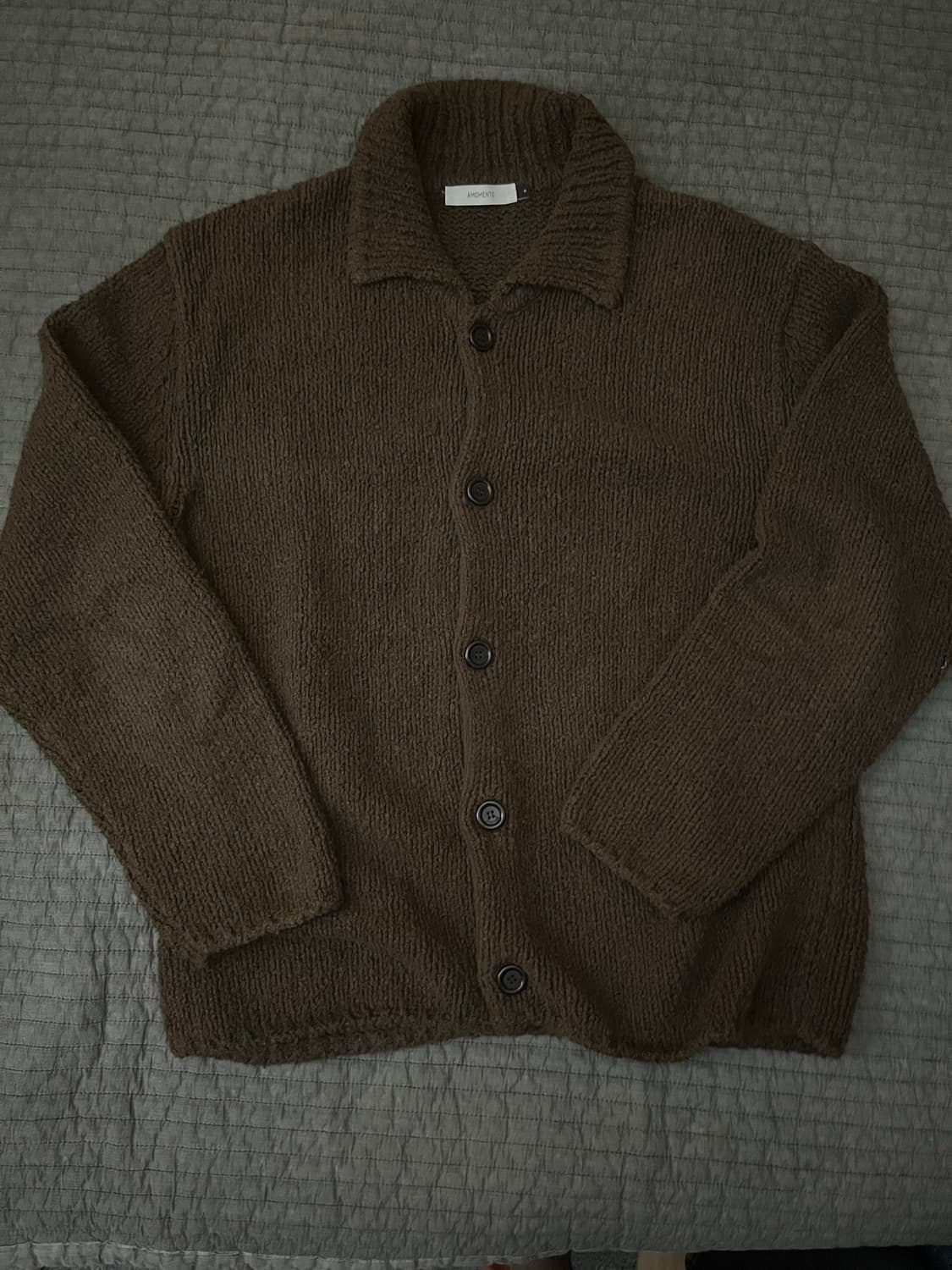 아모멘토 버튼업 가디건 상품이미지1