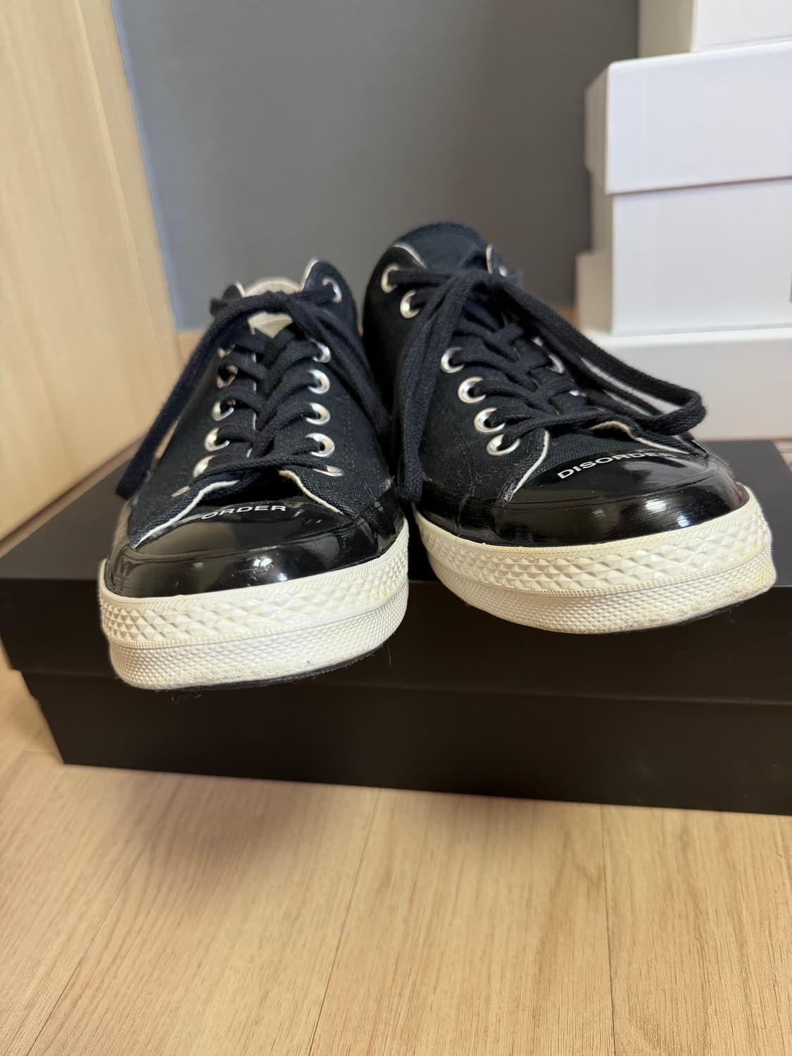 언더커버 컨버스 블랙 280사이즈 상품이미지2