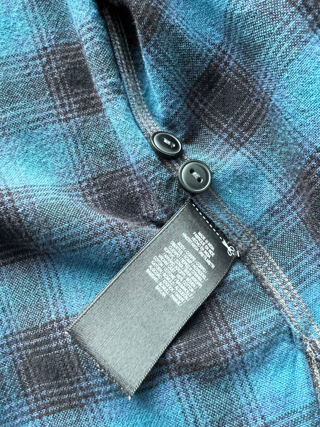 더블알엘 워크셔츠 블루 체크 상품이미지4