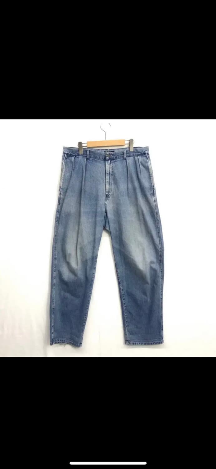 90s 폴로 랄프로렌 데님 치노 팬츠 빈티지 made in usa 미제 상품이미지1