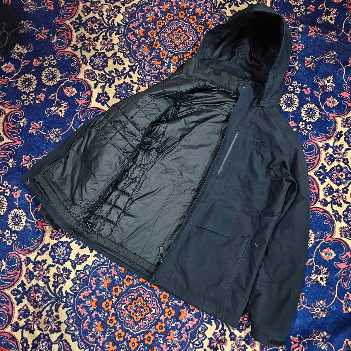 노스페이스 Dry Vent 바람막이+경량 패딩 점퍼 M size 상품이미지1