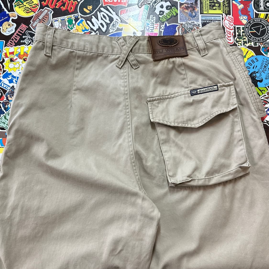 90s Wu wear 우 웨어 우탱클랜 코튼 팬츠 31 상품이미지6