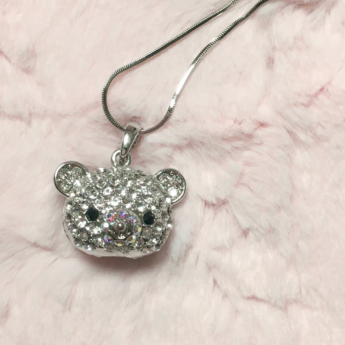 큐빅 리락쿠마 목걸이 갸루 y2k 헤이세이 상품이미지1