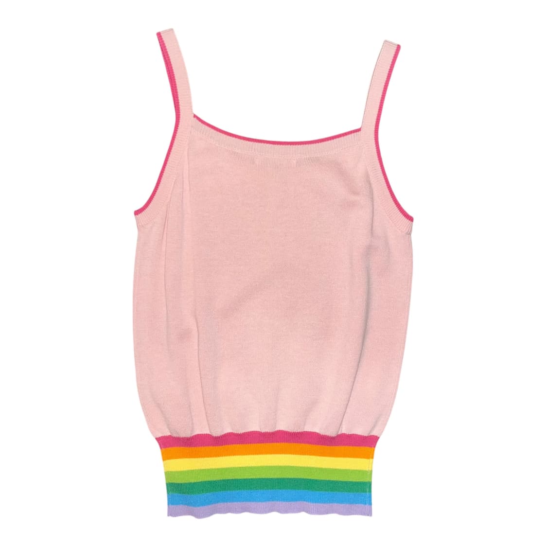 ANGEL♥︎BLUE 엔젤스블루 니트 무지개 나시 키치갸루y2k 상품이미지3