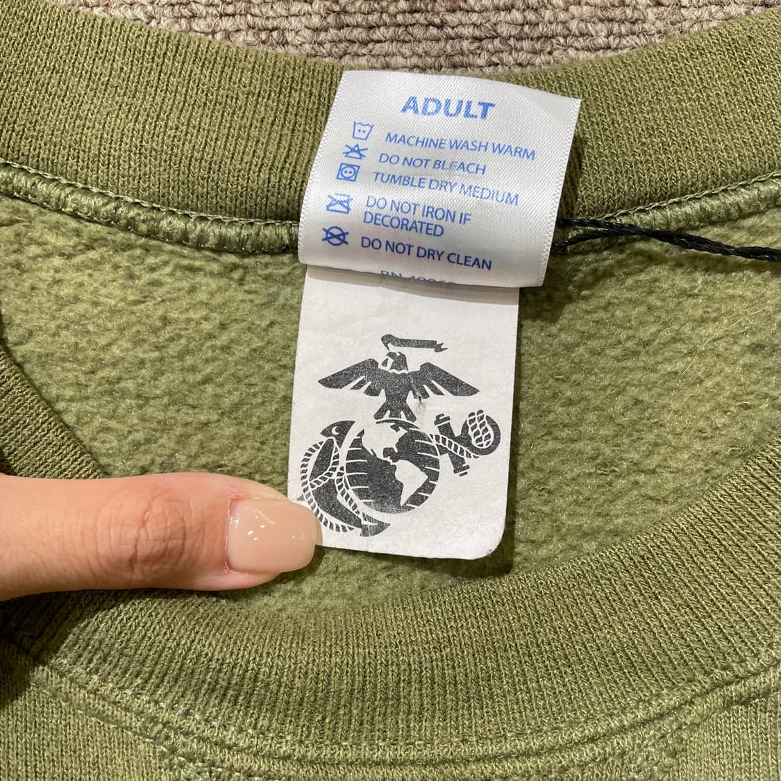 (L) USA USMC 밀리터리 미해병대 스웻셔츠 맨투맨   상품이미지8