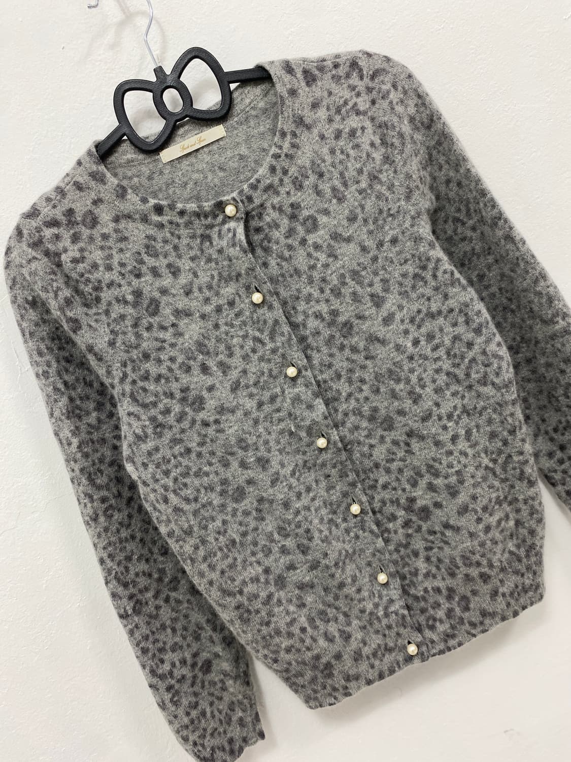 [JPN] 오네갸루 호피 레오파드 가디건 상품이미지5