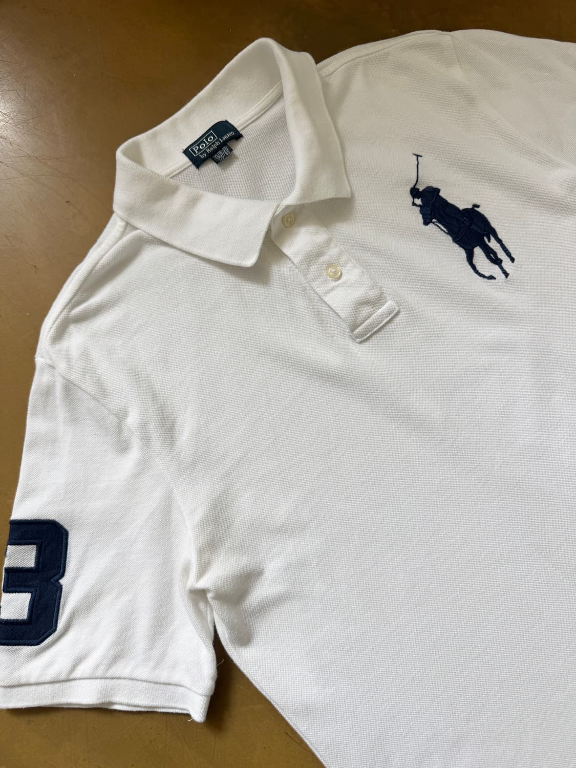 폴로 랄프로렌 빅포니 화이트 카라 빈팔티  상품이미지1