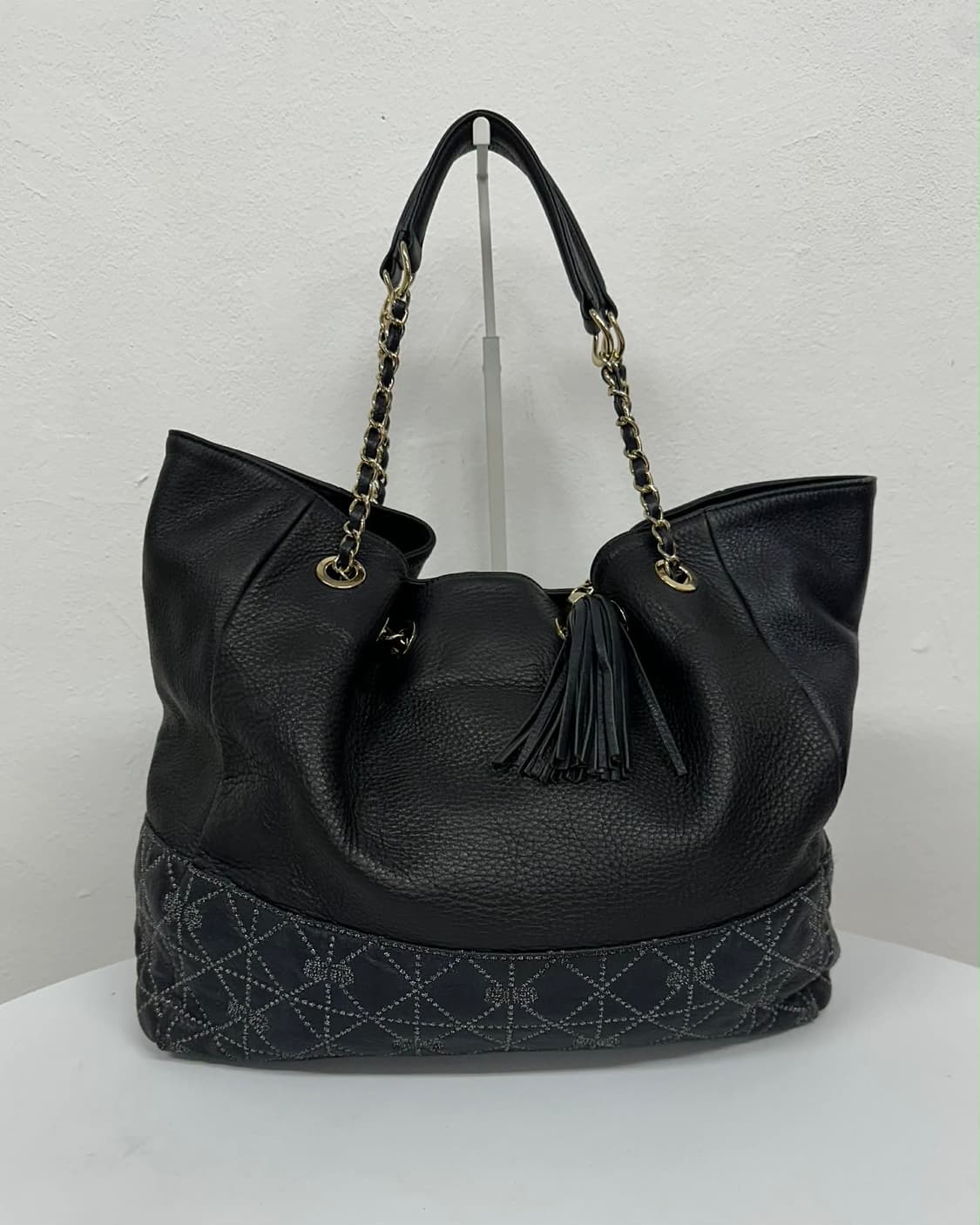 발렌시아가 빅로고 은장 버킷 체인 쇼퍼백.숄더.토트 상품이미지4