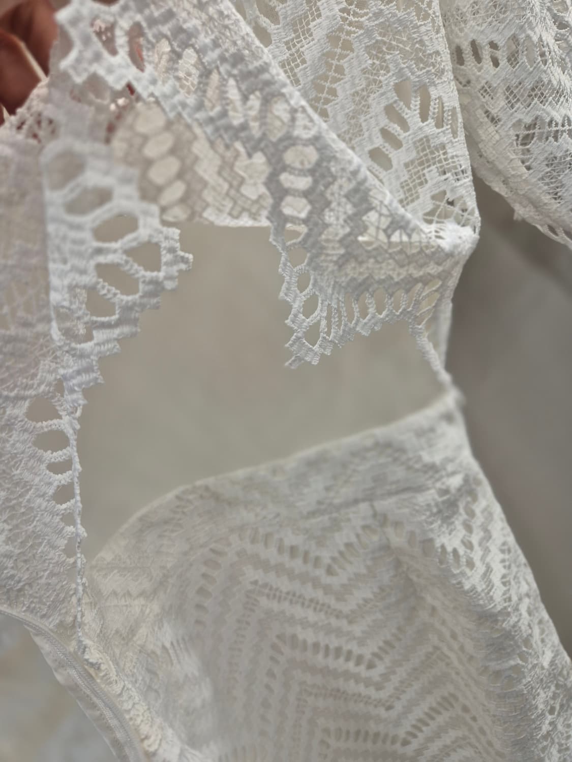 마쥬 레이스 원피스 1사이즈 화이트 상품이미지4
