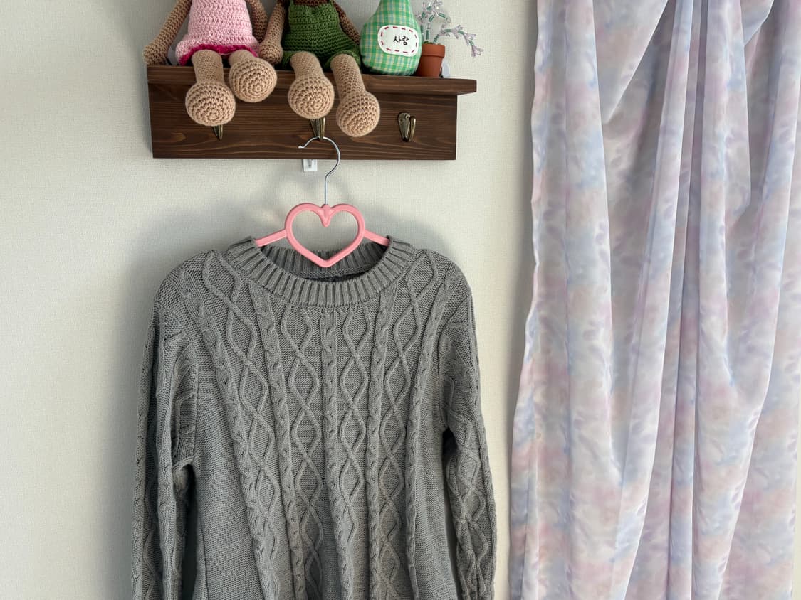 체크 스커트 상품이미지4