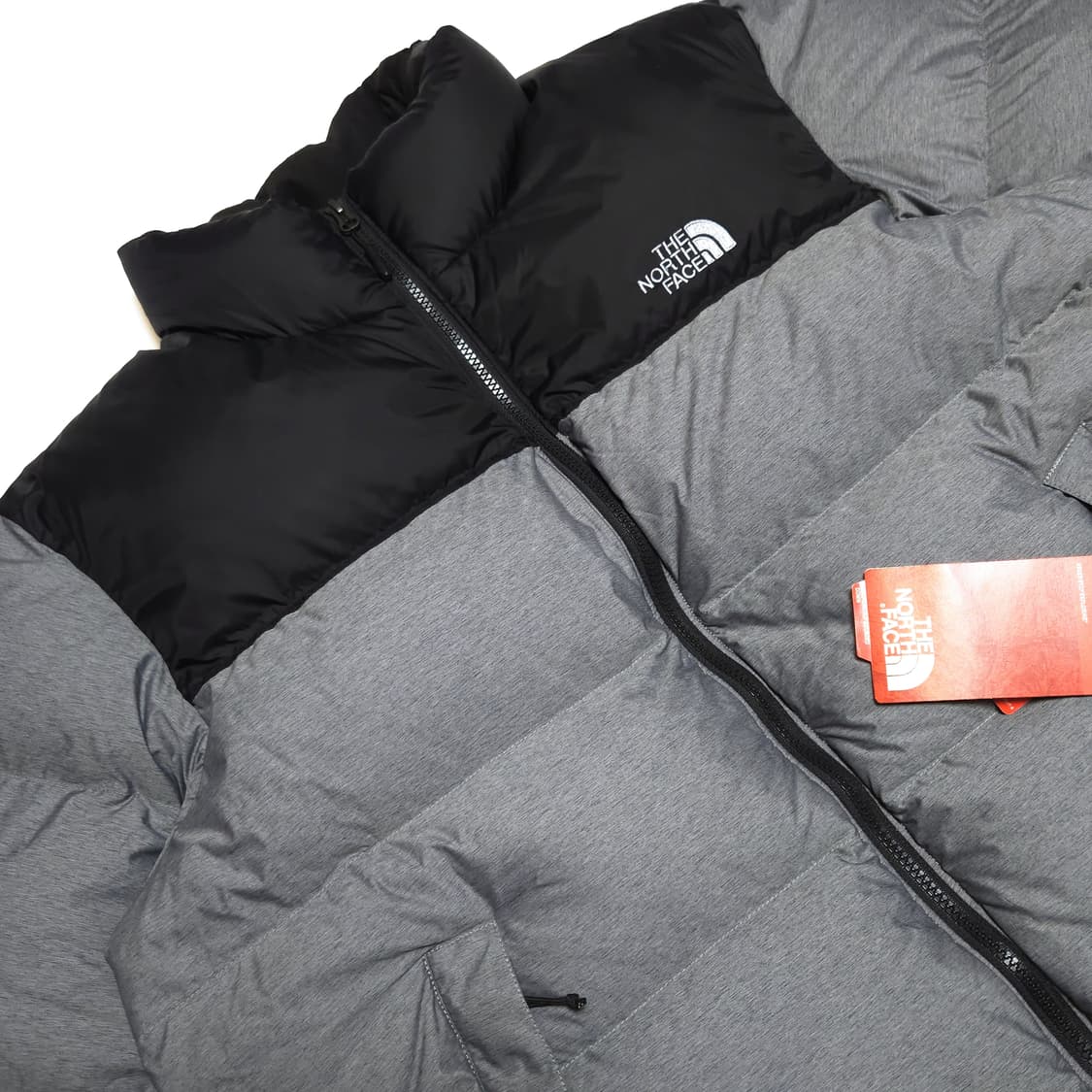 노스페이스 700 눕시 구스다운 패딩 자켓 멜란지그레이 상품이미지3