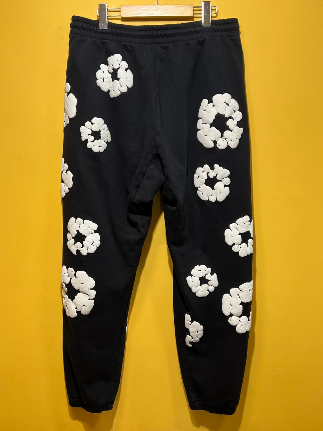 [XL] 데님 티어스 더 코튼 리쓰 스웨트팬츠 블랙 상품이미지6