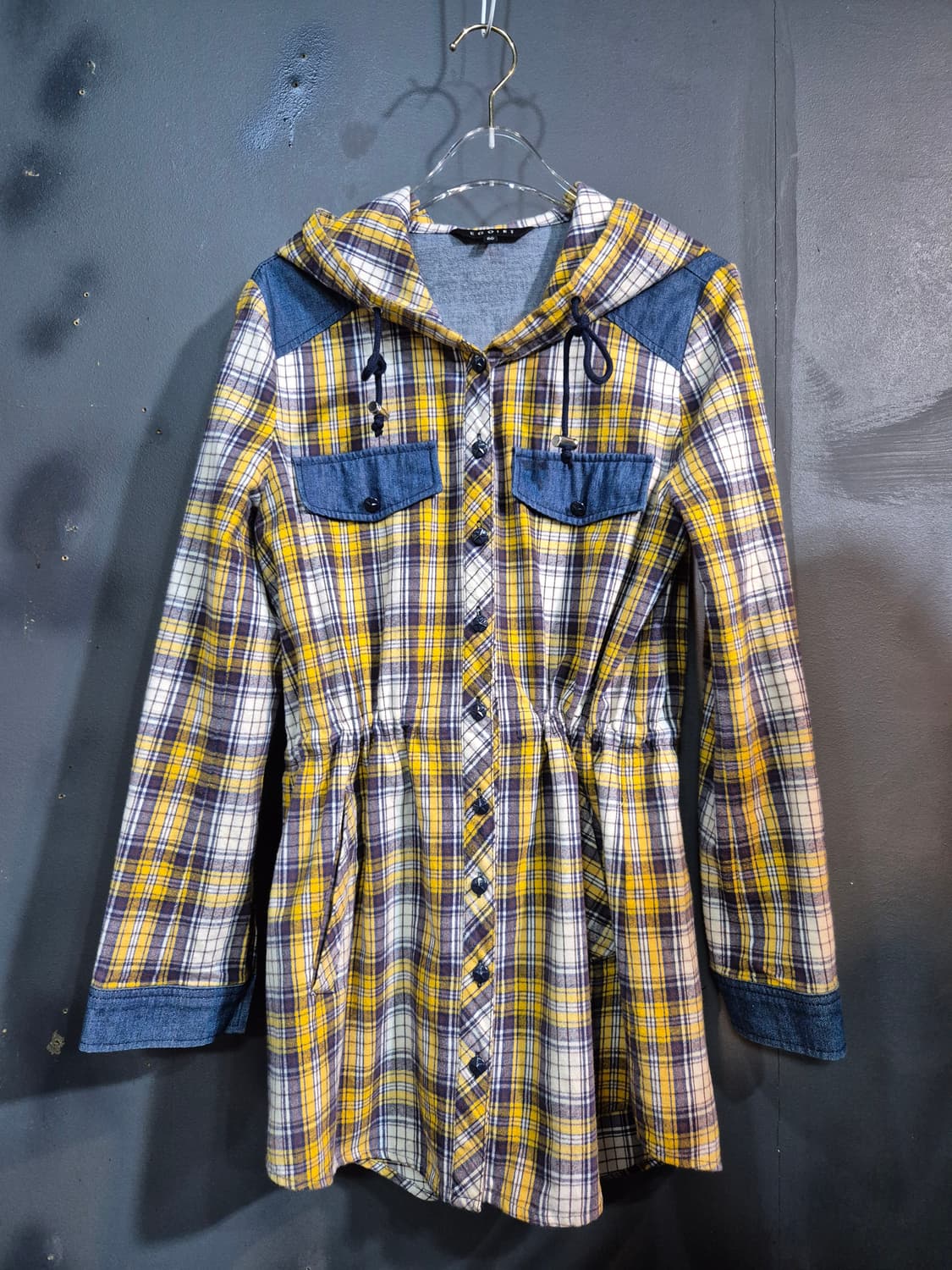 EGOIST 체크 후드 셔츠  66 상품이미지1