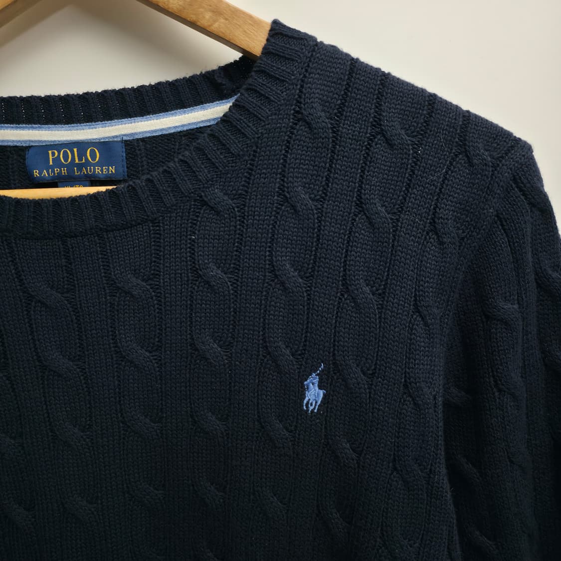[S] 폴로 랄프로렌 네이비 케이블 니트 상품이미지4