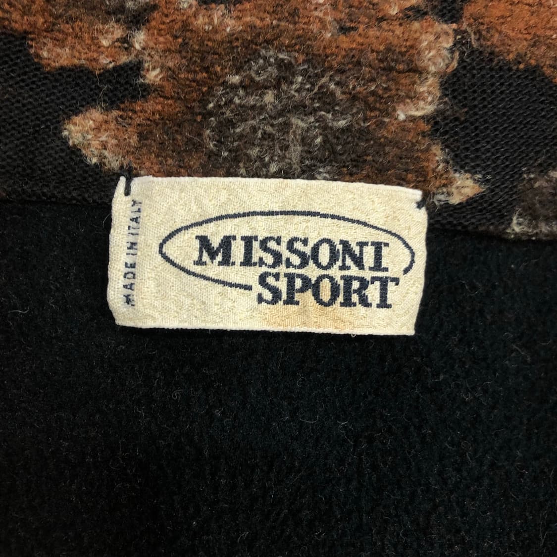 미쏘니 브라운 패턴 자켓 상품이미지4