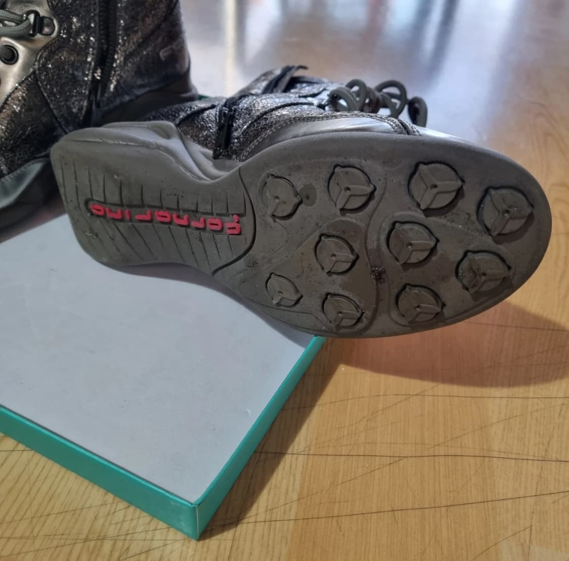 포나리나 롱 부츠 실버 EU36 상품이미지3