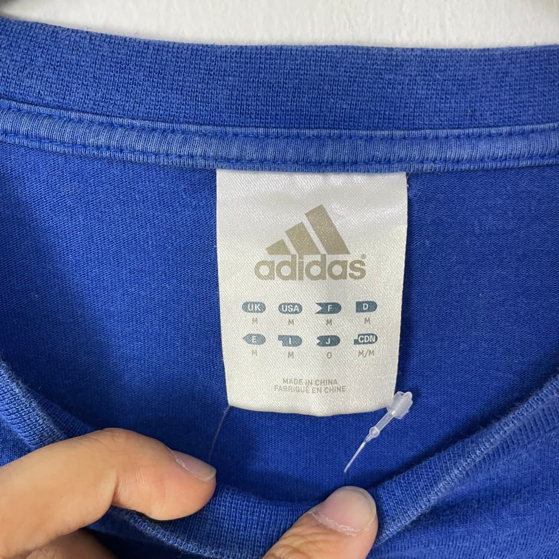 아디다스 프랑스 빈티지 반팔 티셔츠 블루 상품이미지5