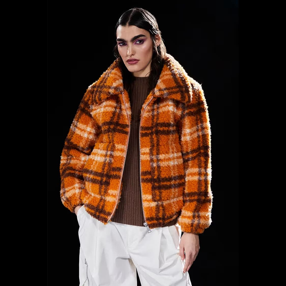 아파리 APPARIS 시어링 봄버 블루종 상품이미지1