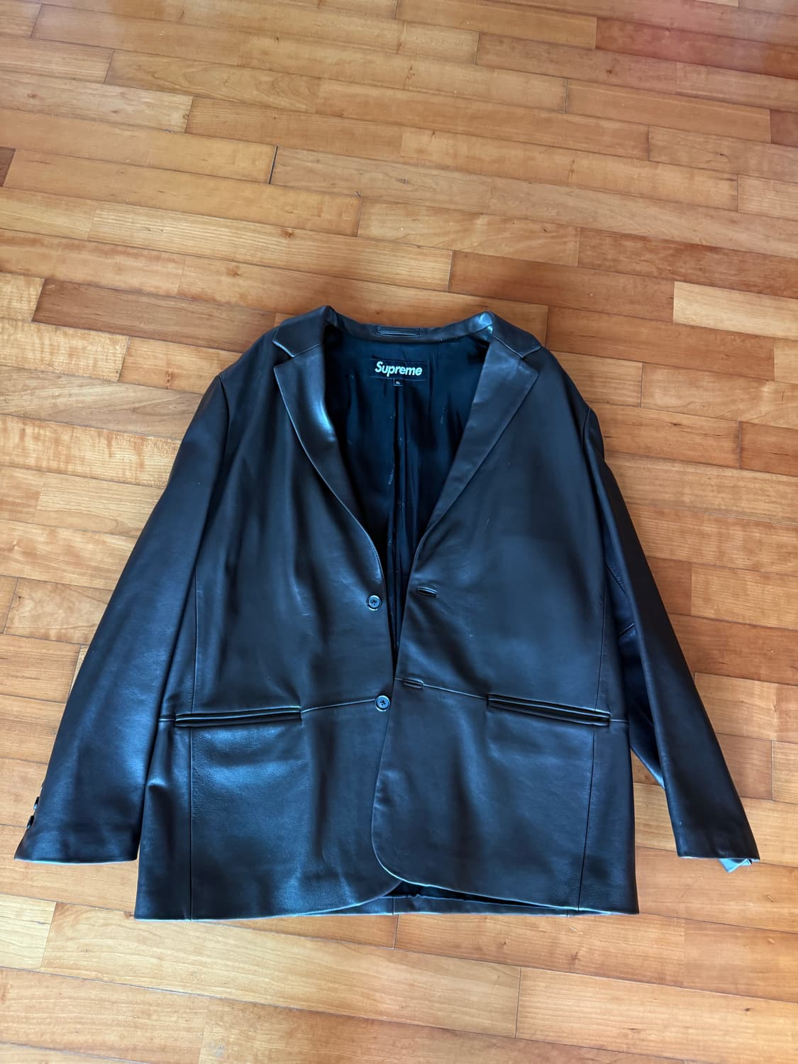 Supreme leather blazer brown 상품이미지2