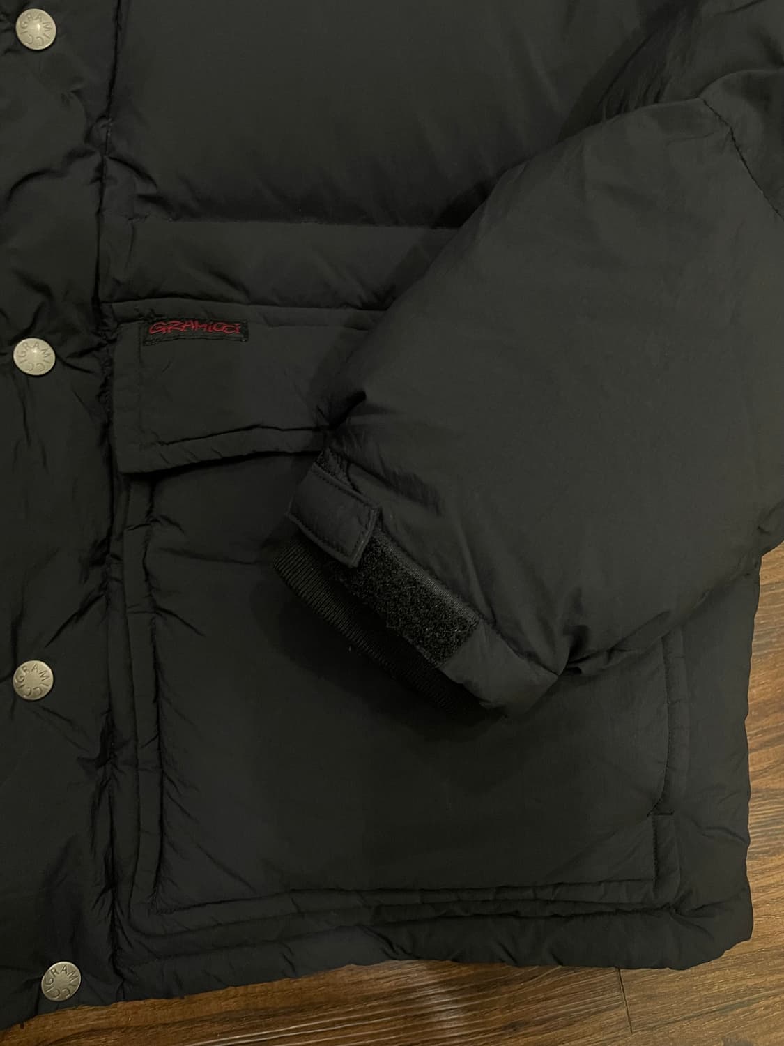 그라미치 다운 푸퍼 패딩 점퍼 블랙 상품이미지4