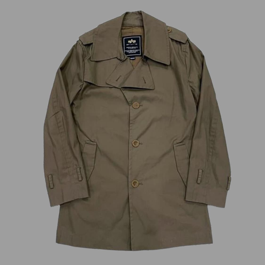 알파인더스트리 야상 코트 (S-M)  상품이미지1