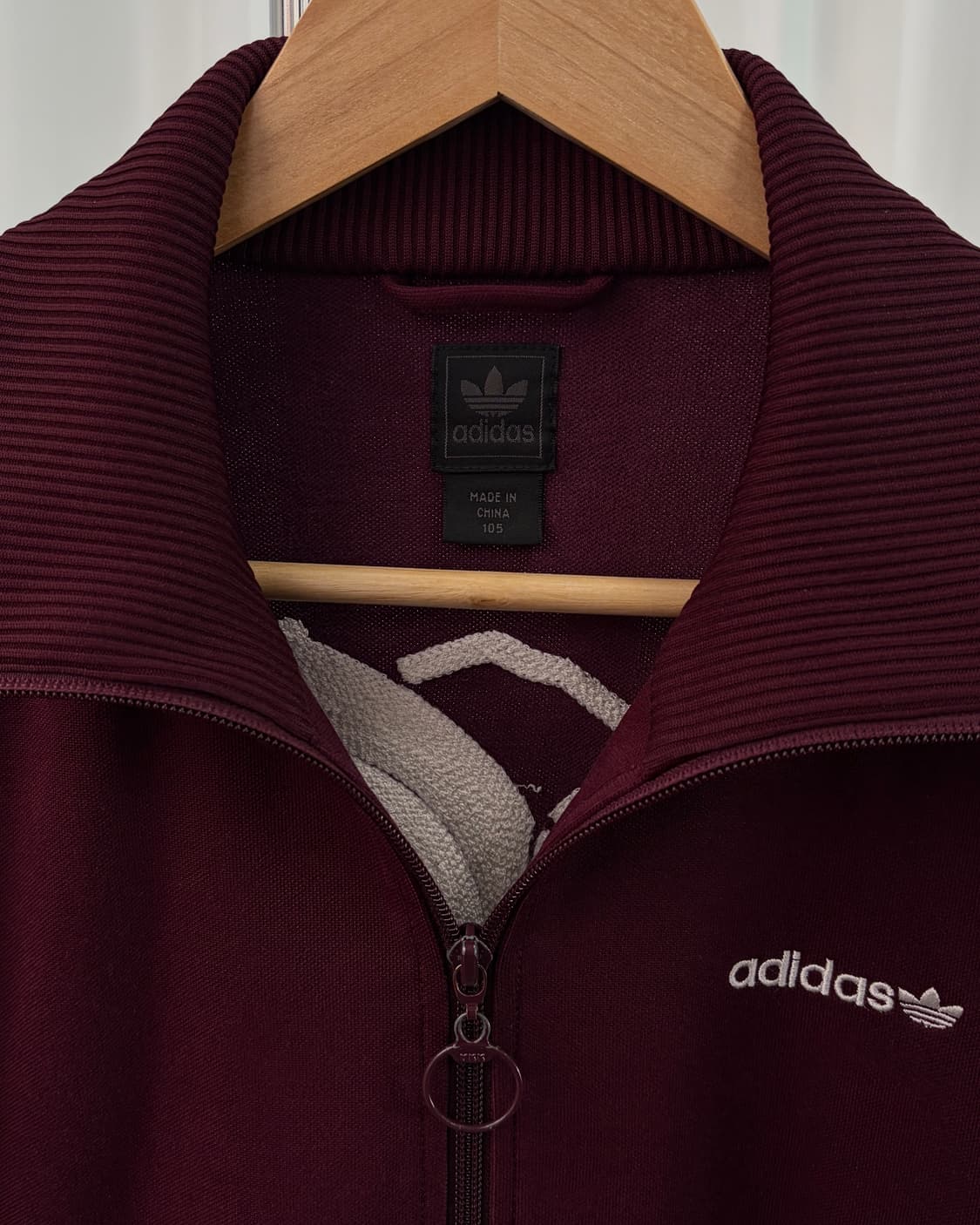 [XL]아디다스 윈터베어 버건디 트랙탑 져지 상품이미지7