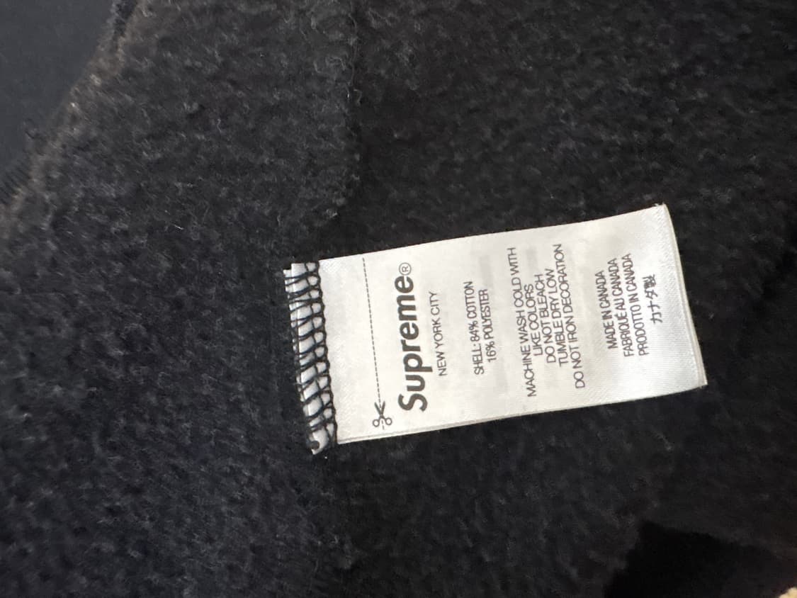 (L) 슈프림 스몰로고 후드 25fw 상품이미지5