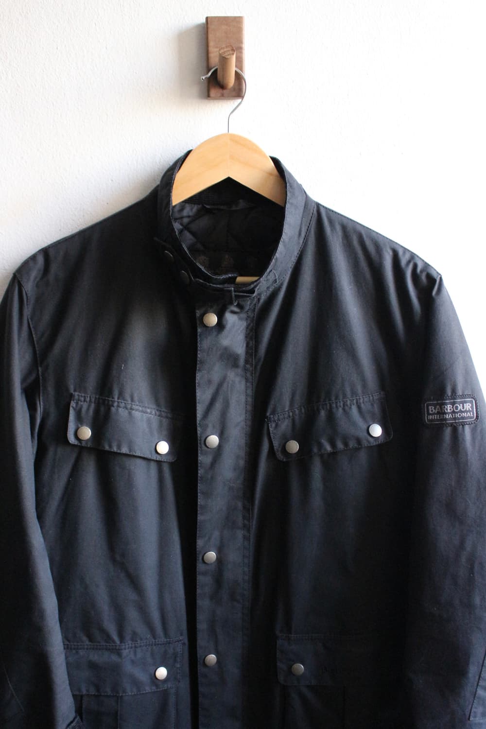 바버 모터사이클 라인 인터네셔널 듀크 왁스 자켓 상품이미지5