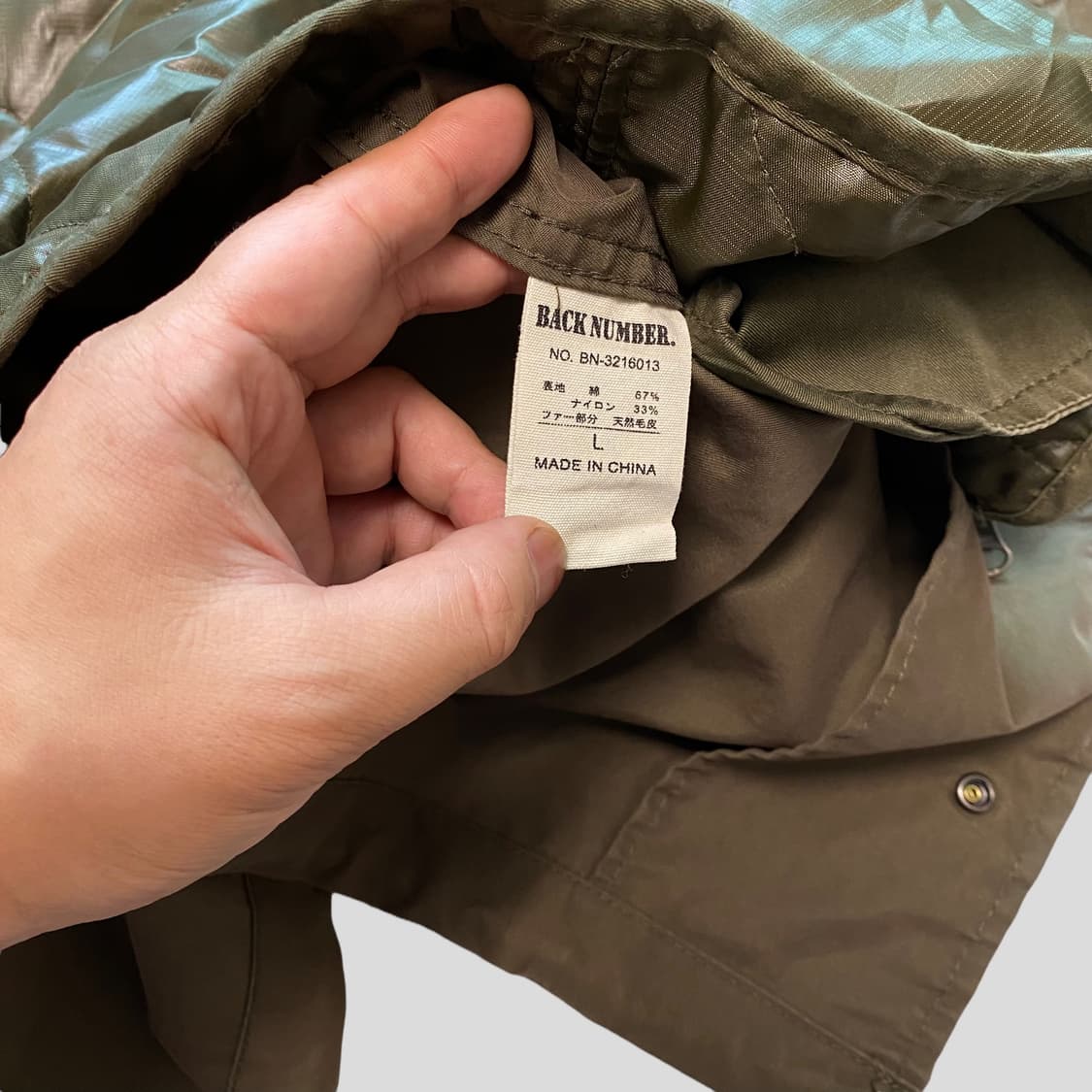 (L)백넘버 M51 피쉬테일파카 상품이미지7