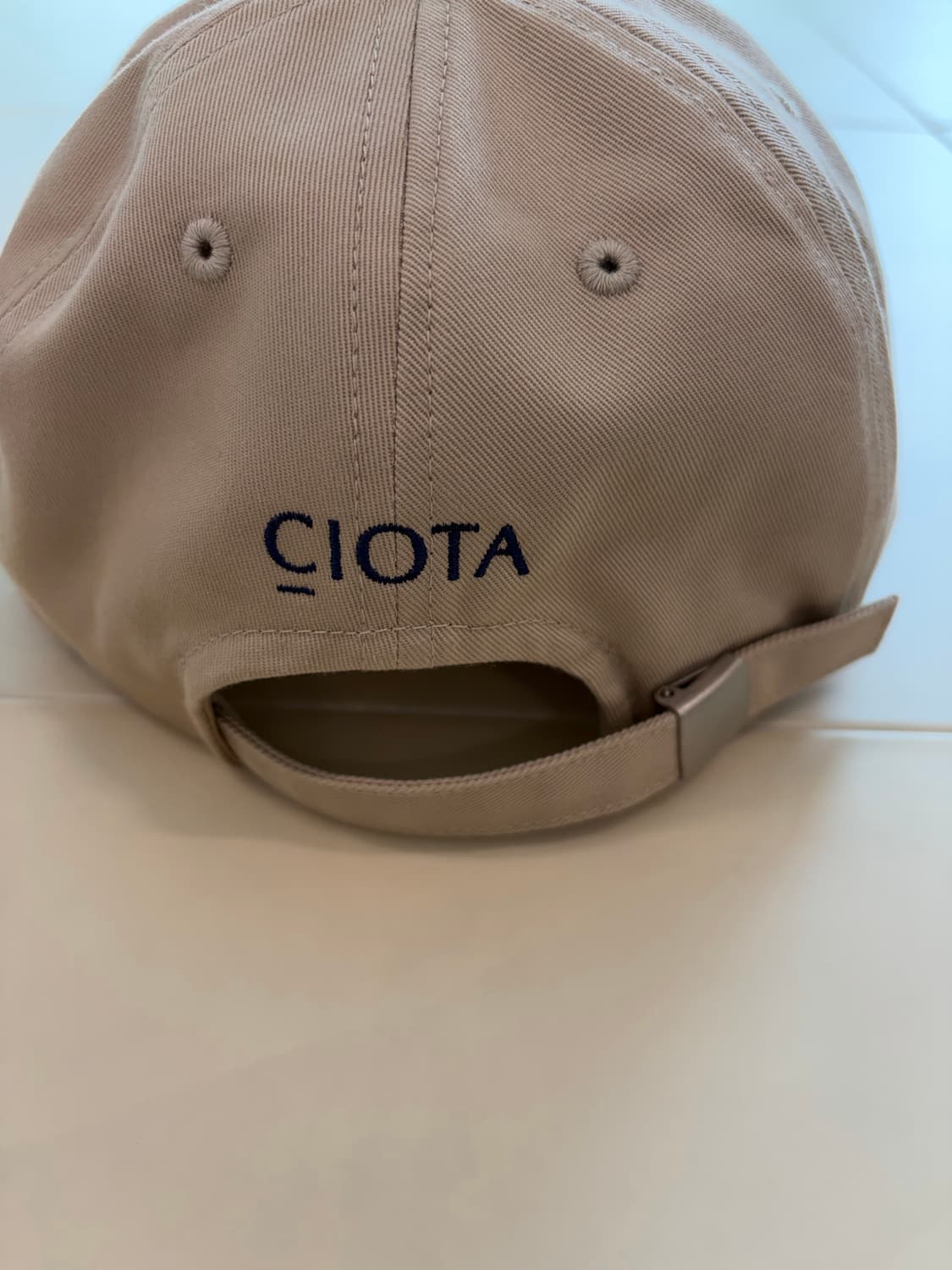 시오타 6패널 볼캡 베이지컬러 상품이미지3