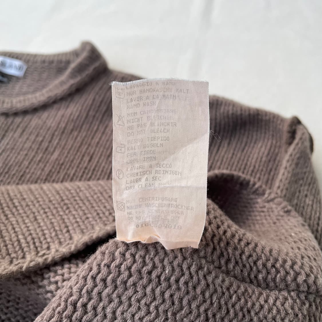 스톤 아일랜드 1995 A/W 스트럭처 니트 상품이미지8