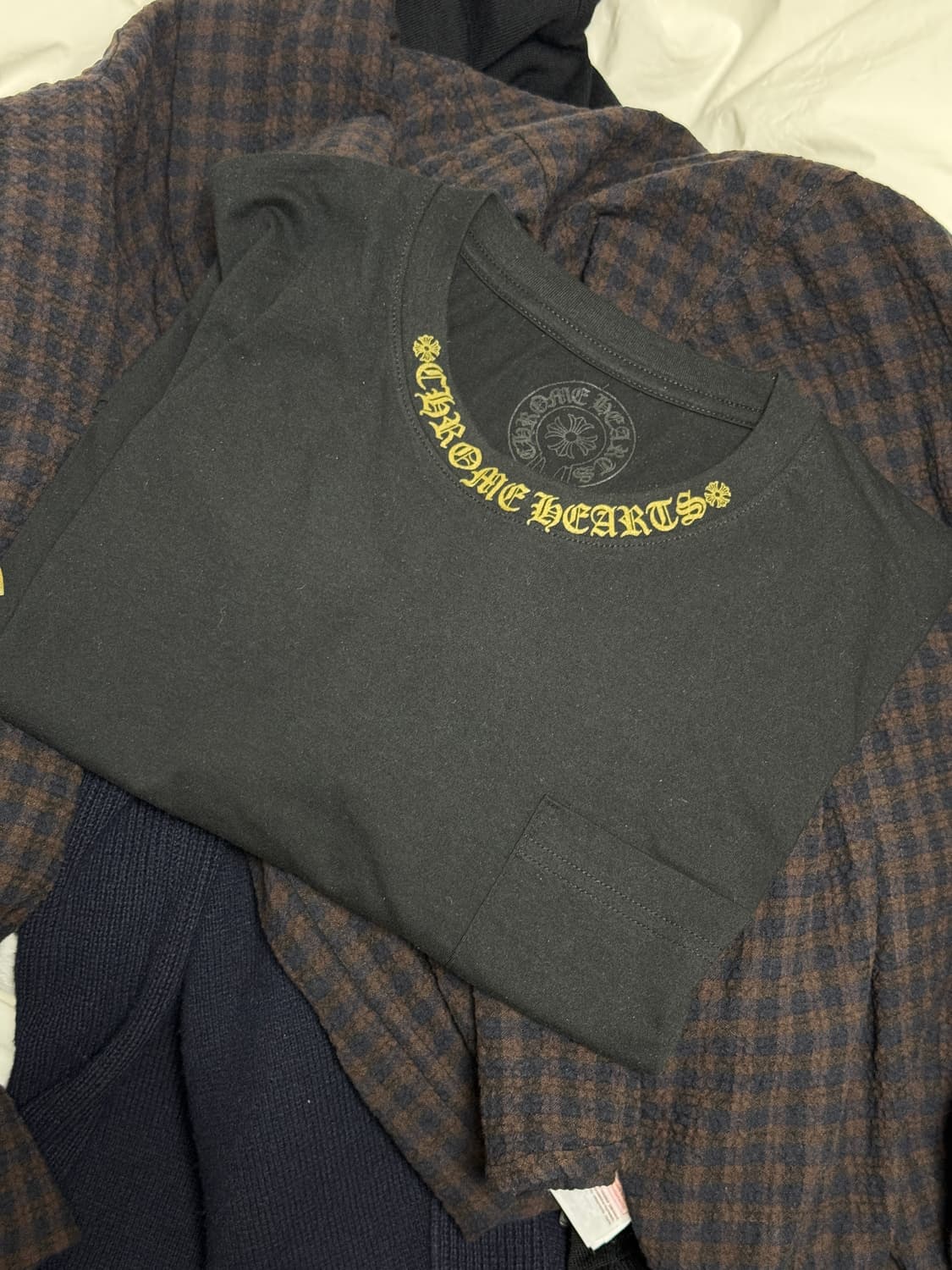 크롬하츠 넥로고 롱슬리브 다크그린 XL 상품이미지1