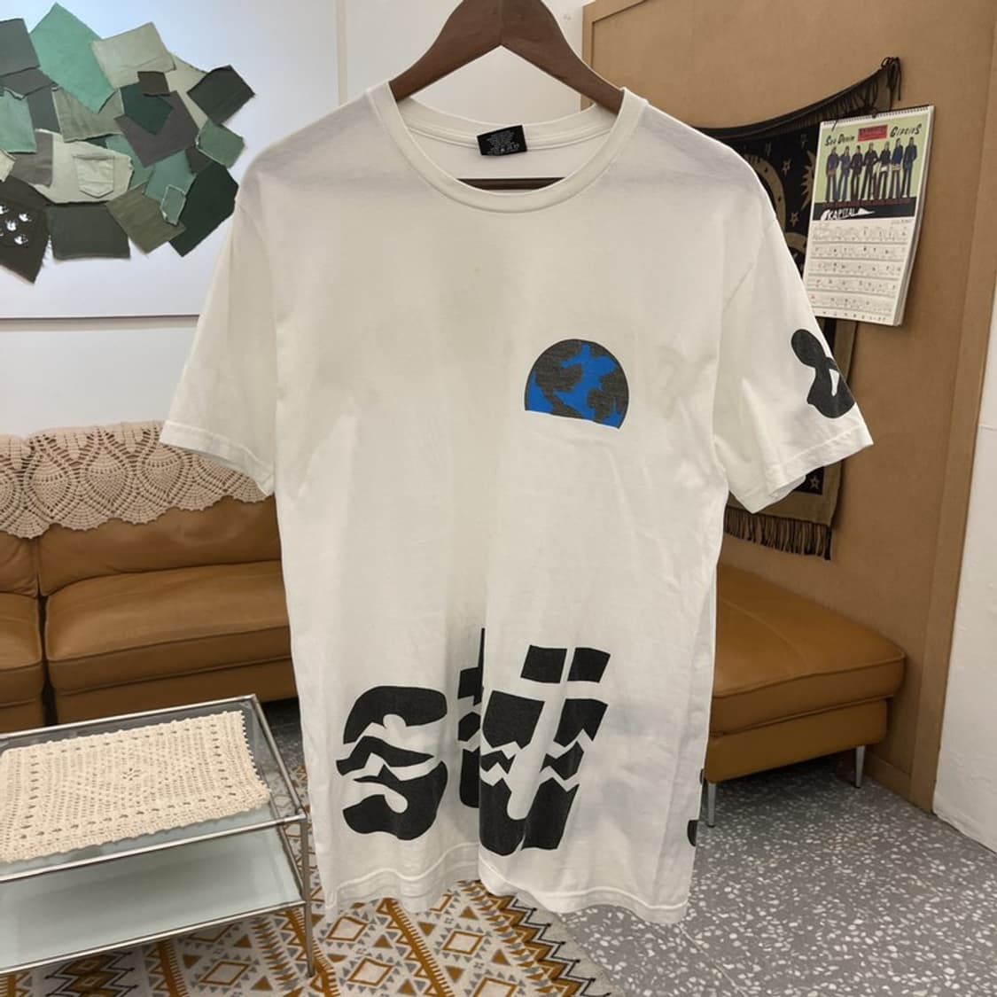 스투시 빈티지 캐주얼 스트릿 펑크 키치 반팔티 M C10999 상품이미지3