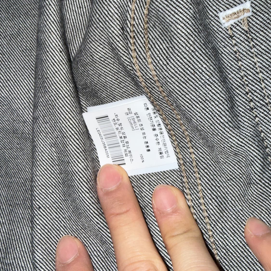 Lee 콘밀 데님 트러커 자켓 M 상품이미지4