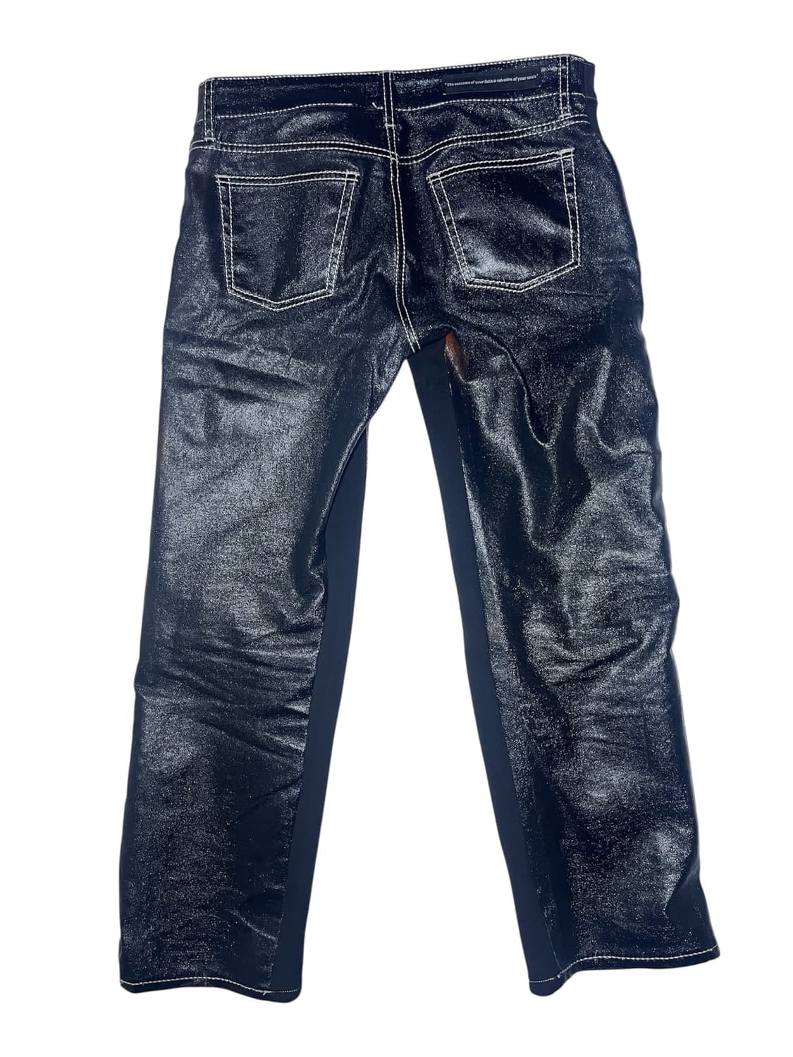 [OS] 빈티지 아카이브 이티스 사이드 젬스톤 모스 코드 데님 상품이미지2