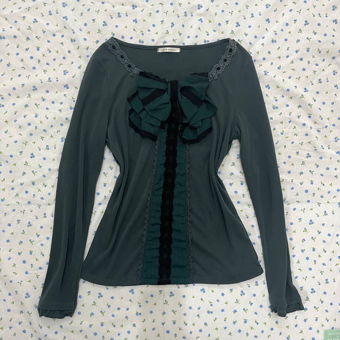 엑시즈팜 왕리본 빅리본 긴팔 로걀탑 히메가루 짜잔씨 핀터 대장템 공겜여주 상품이미지1