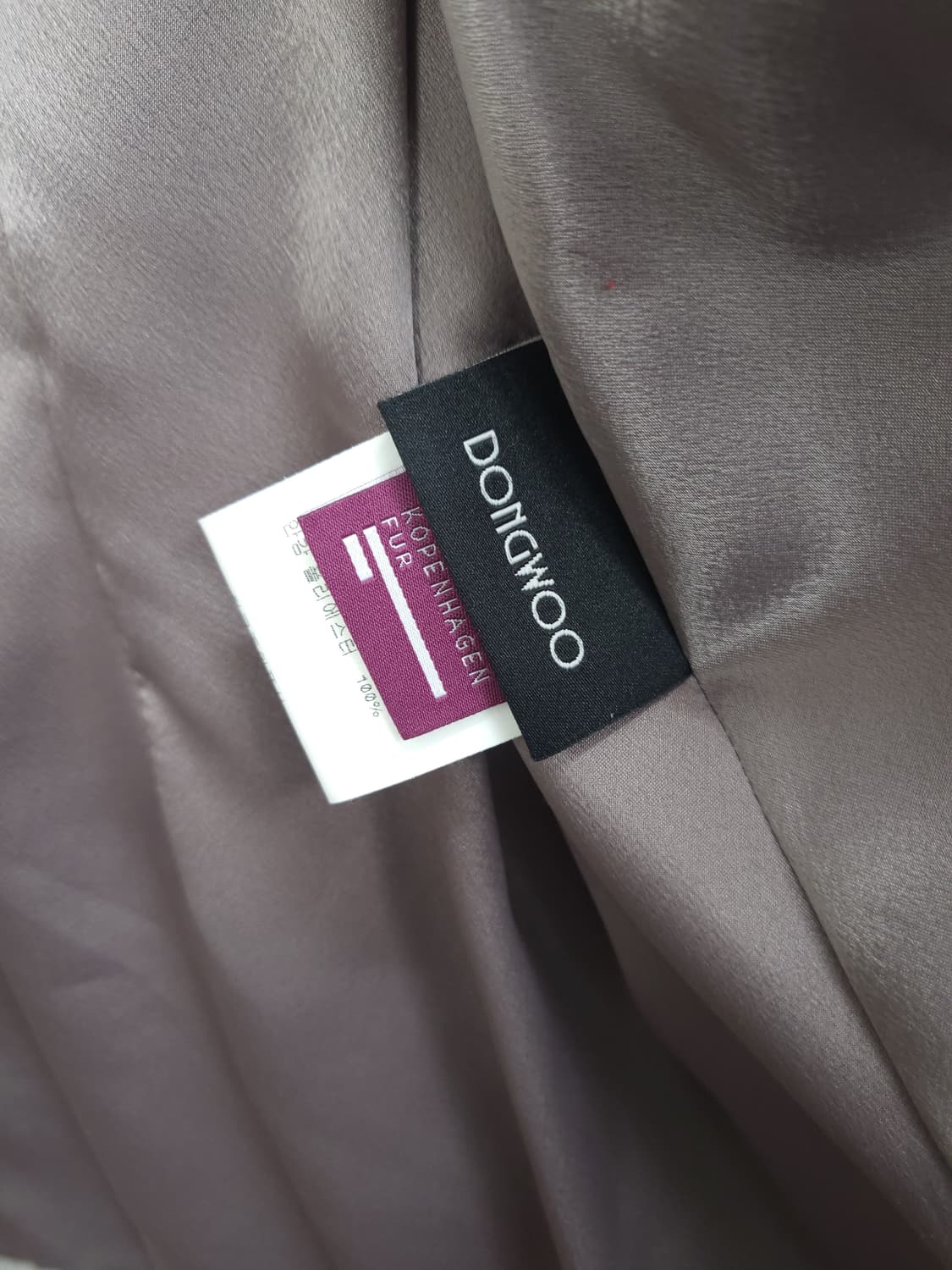 DONGWOO 천연밍크 코트 90-95 새제품급 상품이미지10