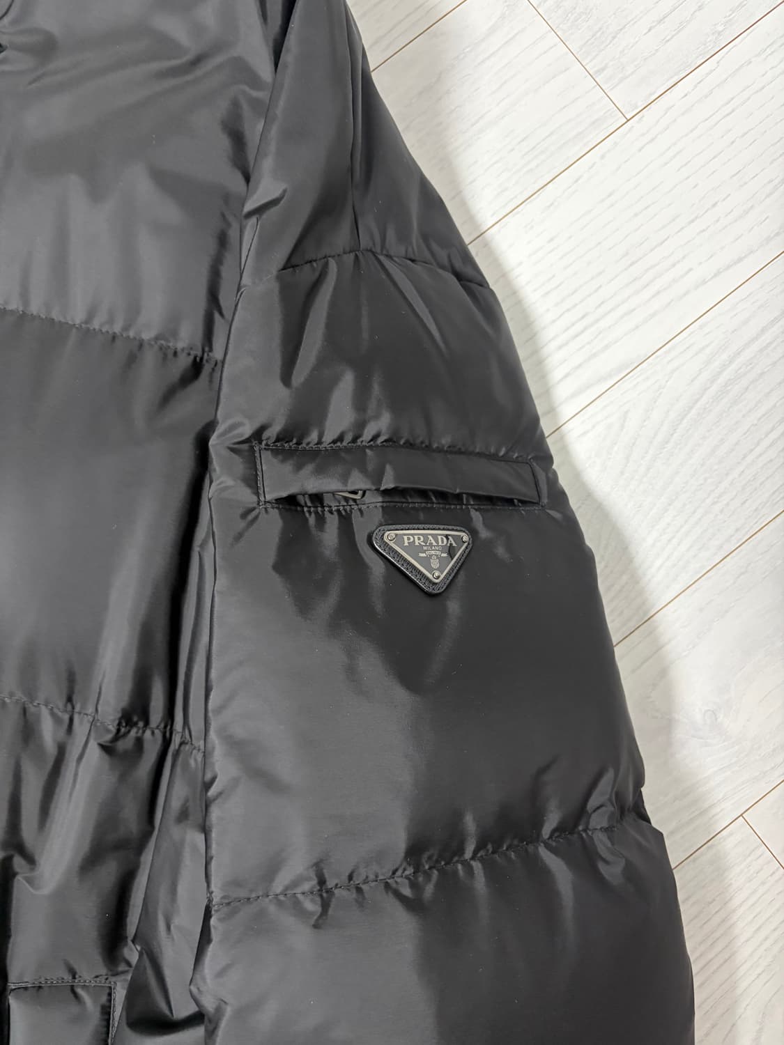 프라다 나일론 롱팽 블랙 54 상품이미지2