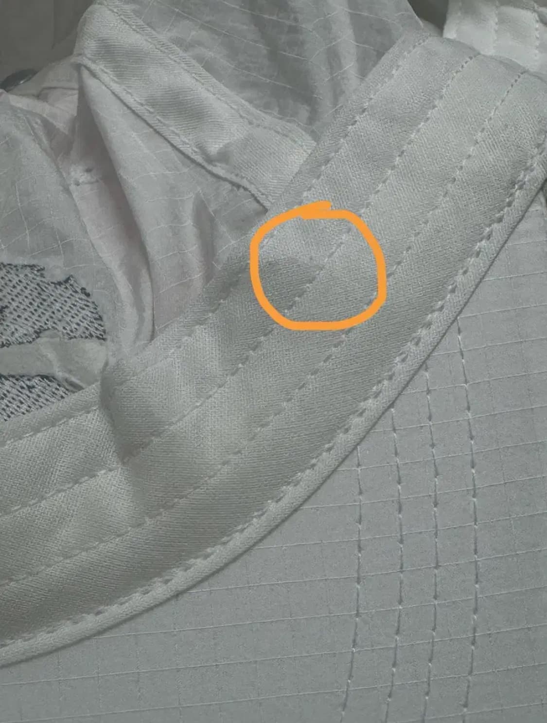 AEAE DOT SMALL LETTER NYLON CAP [WHITE] 상품이미지2