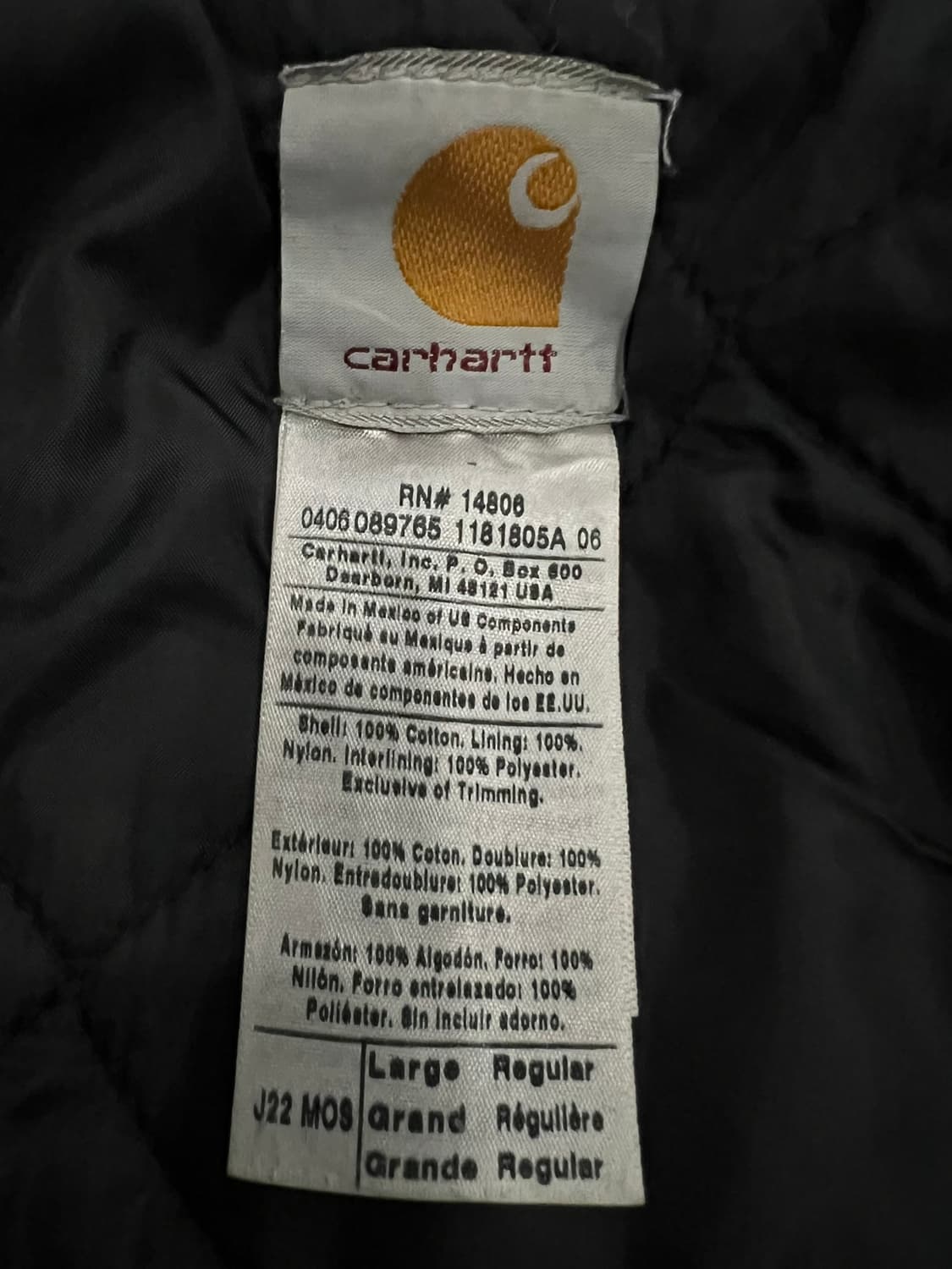 (L) 칼하트 덕 디트로이트 자켓 J22 MOS 모스그린 상품이미지4