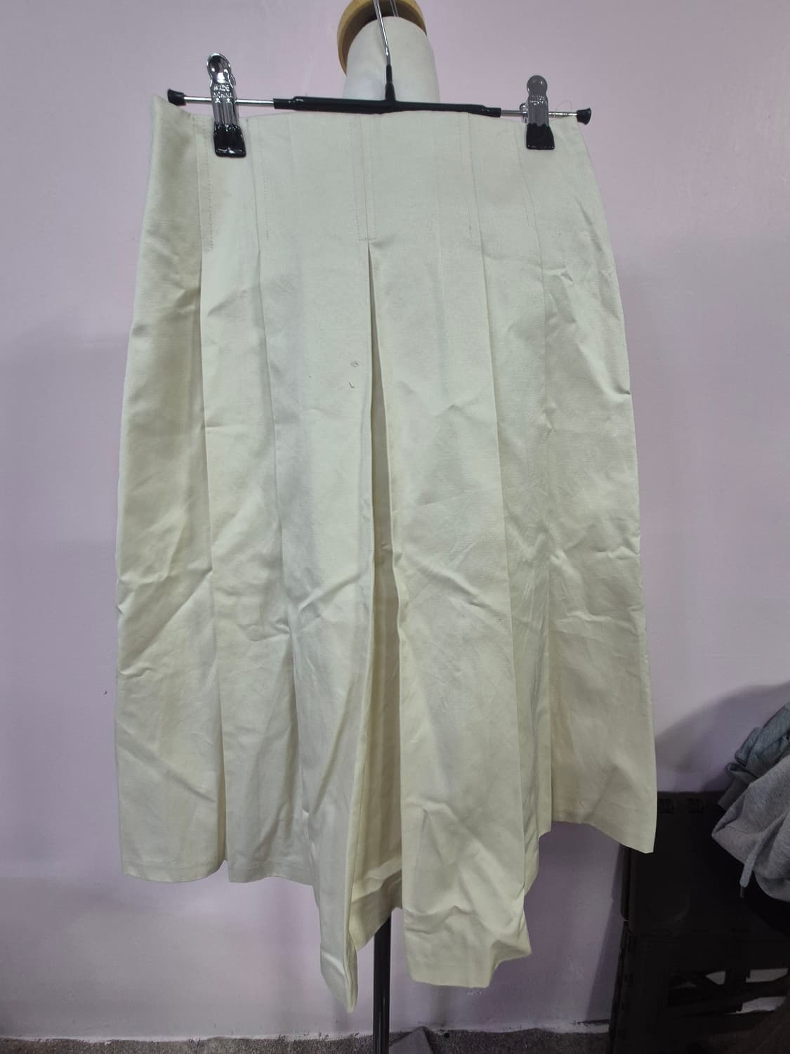 노미나떼 아이보리 주름 스커트 상품이미지1