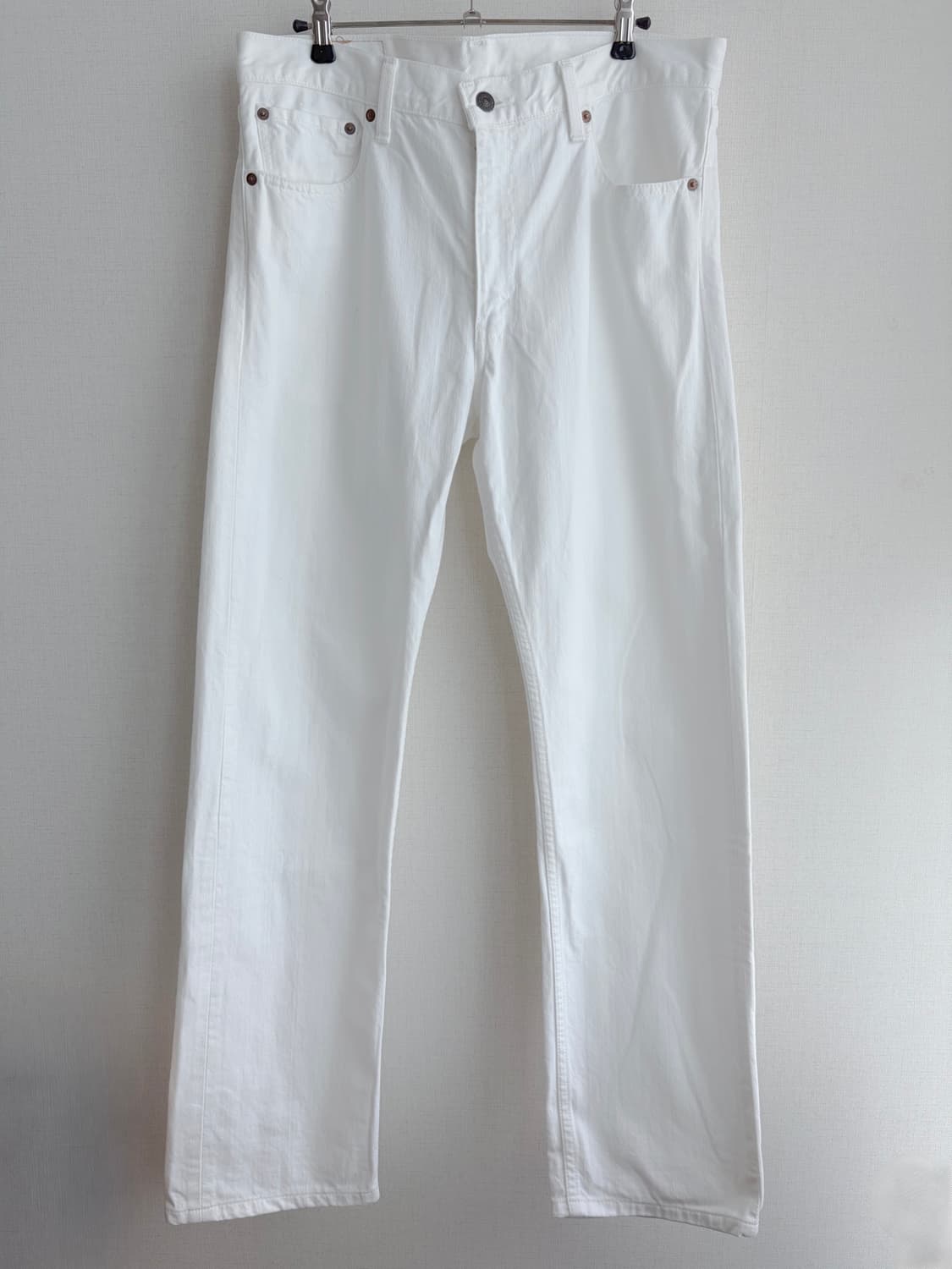 리바이스 505 화이트 데님 팬츠 상품이미지1